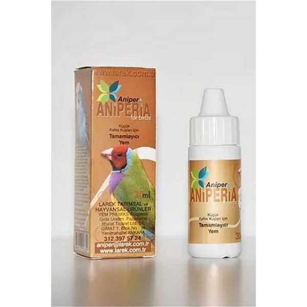 Aniper Aniperia Kafes Kuşları İçin Tamamlayıcı Vitamin Besin Katkısı 30 ml