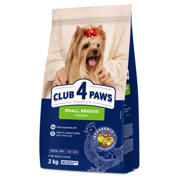 Club4Paws Tavuklu Küçük Irk Yetişkin Köpek Maması 14kg