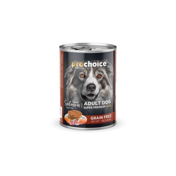 Pro Choice Prochice Kuzulu, Somonlu ve Havuçlu Yetişkin Köpek Konservesi 400 gr