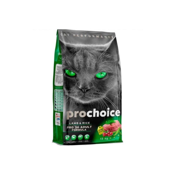 Prochoice Pro 36 Kuzu Ve Pirinçli Kedi Maması 15 kg