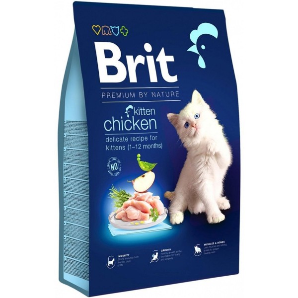 Brit Premium Tavuklu Yavru Kedi Maması 8 Kg