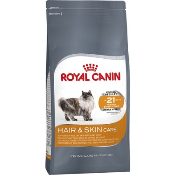 Royal Canin Hair&skin Hassas Tüylü Kediler Için Mama 4 Kg + 2 Adet Yaş Mama