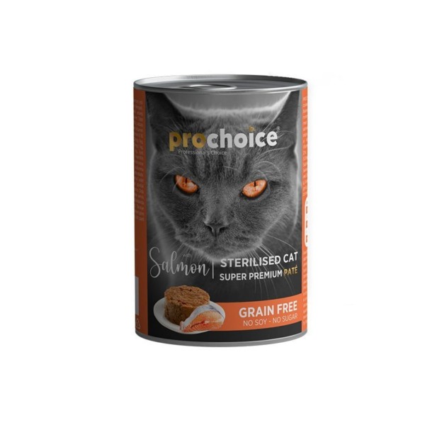 Pro Choice Sterilised Somonlu Kısırlaştırılmış Kedi Konservesi 400 Gr