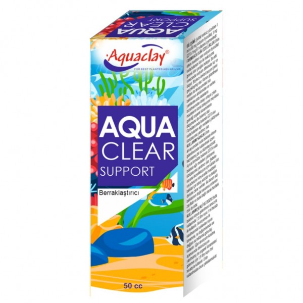 Aquaclay Clear Support Berraklaştırıcı 50 Cc